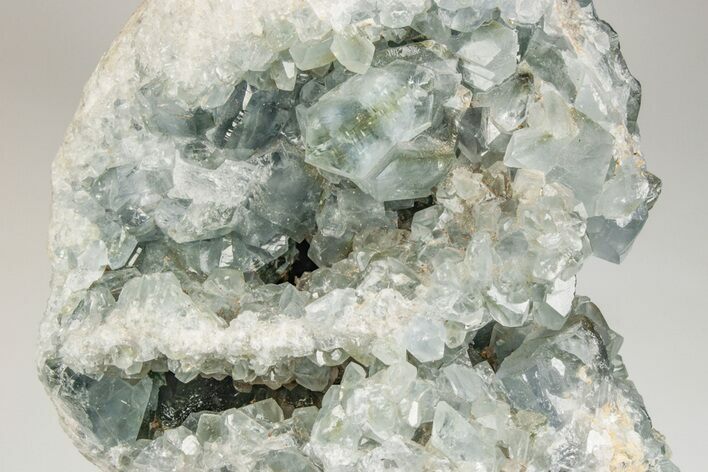 Sky Blue Celestite Geode - Large Crystals #201490
